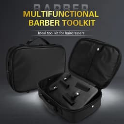 Black Barber Electric Clipper Bag Salon Hairdressing Tool Storage Travel Shaver Organizer Beard Trimmer Box Holder for Carrying