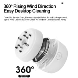 Desktop Cleaning Vacuum Cleaner Home Mini Portable Keyboard Silent Cleaner for Office Sofa Floor Study Desk Pencil Shavings