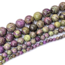 Natural Atlantisite Stichtite 4-12mm Hand-Polished Round Beads High-Quality Natural Stone Beads for DIY Bracelets