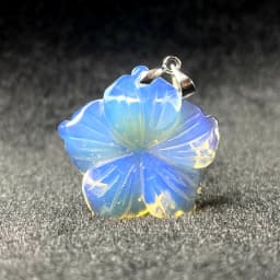 New 28MM Peach Blossom Pendant Natural Stone Amethyst Tiger Eye Agate Crystal Necklace Pendant DIY Jewelry Accessories Wholesale