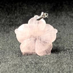 New 28MM Peach Blossom Pendant Natural Stone Amethyst Tiger Eye Agate Crystal Necklace Pendant DIY Jewelry Accessories Wholesale