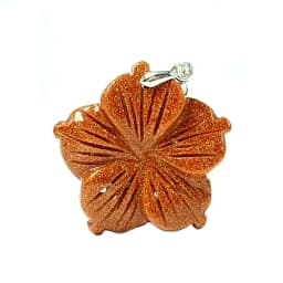 New 28MM Peach Blossom Pendant Natural Stone Amethyst Tiger Eye Agate Crystal Necklace Pendant DIY Jewelry Accessories Wholesale