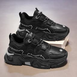 Men's Thick Soled Casual  Soft Soled Sports Shoes Four Season New Outdoor Students Comfortable Running Shoes Versatile Sneakers