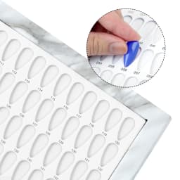 160/216/320 Colors Marbling Nail Display Book Nail Polish Books With Fake Nails Tips False Nails Styles Showing Book Nails Tool