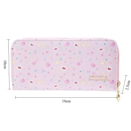 Hello Kitty Cute Wallet Women Sanrio Coin Purses Leisure Zipper Buckle Card Holder Lady Case