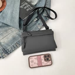 Fashion Leisure Nylon Shoulder Bag Solid Color Waterproof Cross-body Unisex Messenger Bag for Men And Women