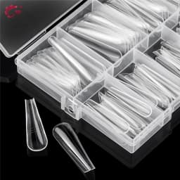 TP Full Cover Widen Dual Nail Forms 150pcs Poly Nail Gel Nail Molds Acrylic Nail Extension System False Nail Tips Manicure Tools