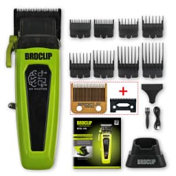 BRDCLIP BRD-106 7500RPM Professional Men's Hair Clipper with Base Charger DLC Hair Cutting Machine Hair Trimmer