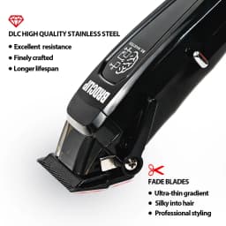 BRDCLIP BRD-106 7500RPM Professional Men's Hair Clipper with Base Charger DLC Hair Cutting Machine Hair Trimmer