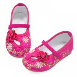 Little Girls Casual Comfortable Flats Shoes Kids Movie Same Style Encanto Mirabel Isabela Madrigal Carnival Party Cosplay Shoes