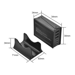 USB-C Fast Charning 200W 6-Port Charging Station Hub PD Charger for Phones and Tablets, Portable Design