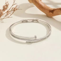 A Copper Inlaid Zircon Series Adjustable Bracelet With A Sweet, Romantic And Niche Design, Perfect As A Gift For Girls