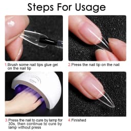 OXXI 50ml Extra Strong Glue Gel for Nails Semi-permanent Fake Nail with Glue Multi-function Manicure UV Rubber Nail Base Coat
