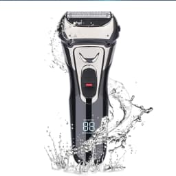 Pop-Up Trimmer Electric Shaver Stainless Steel Shaving Machine Men's 3D Triple Floating Blade Razor Shaver Barber Trimmer FK-605