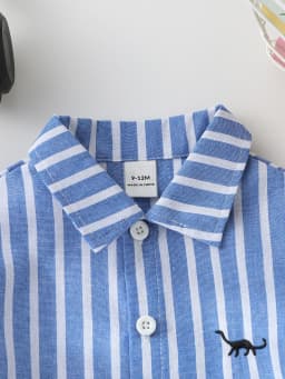 Spring Autumn Kids Baby Boys Clothes T-Shirt Toddler Striped Clothing Children Wears Infant Casual Blouse Clothes For 1-3Y