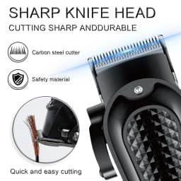 Barber Electric Hair Trimmer Men Rechargeable Cordless Beard Shaver Hair Length Adjustable Electric Hair Clipper Trimming Tool