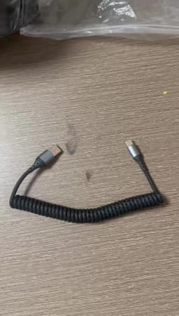 25CM To 1.5M Car Spring Charge Cable 100W Fast Charging USB C To Type C Cable For iPhone 16 15 Huawei Xiaomi Samsung Type C Cord