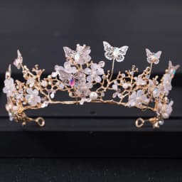 Baroque Crystal Tiaras And Crowns Rhinestone Prom Diadem Bridal Wedding Hair Accessories Jewelry Crown Tiara For Women Bride