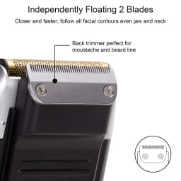 Kemei KM-2026 KM-2027 2 In 1 Rechargeable Electric Shaver LCD Reciprocating Razor For Men USB Charging Beard Trimmer