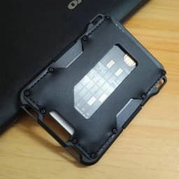 Rfid metal fiber Airtag Wallets Men money Card Holder Slim Thin For Apple Air Tag Purses Smart Black Walet male gift