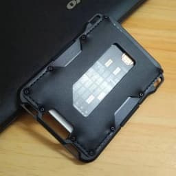 Rfid metal fiber Airtag Wallets Men money Card Holder Slim Thin For Apple Air Tag Purses Smart Black Walet male gift