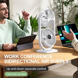 USB Charging Desktop Fan Portable Rotatable Desktop Electric Fan Suitable For Outdoor Picnic Student Dormitory Office Home Use