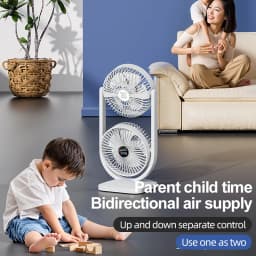 USB Charging Desktop Fan Portable Rotatable Desktop Electric Fan Suitable For Outdoor Picnic Student Dormitory Office Home Use
