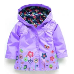 Children's Clothing Coat Hooded Waterproof Jacket Boys Long Sleeve Rainwear For Spring And Autumn Windproof Outdoor Girl Clothes