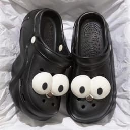 Women DIY Cute Animal button Decor Clogs Fashion Summer Spring Autumn Beach Sandals Cave Hole Female Garden Shoes Students Girls
