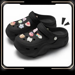 Women DIY Cute Animal button Decor Clogs Fashion Summer Spring Autumn Beach Sandals Cave Hole Female Garden Shoes Students Girls