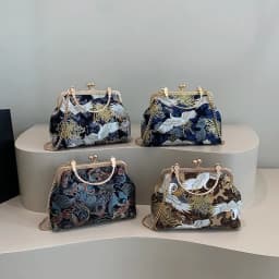 Silk Embroidery Crossbody Bag Patchwork National Style 2025 Hot Sale Bags for Women Hasp Simple Fashion Women's Handbags
