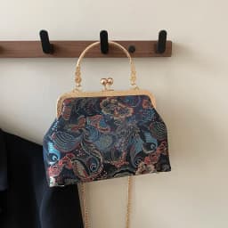 Silk Embroidery Crossbody Bag Patchwork National Style 2025 Hot Sale Bags for Women Hasp Simple Fashion Women's Handbags