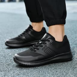 Chef Shoes Non-Slip Four Seasons Breathable Hotel Kitchen Work Shoes Light Outdoor Men's Plus Size Casual Sports Walking Shoes