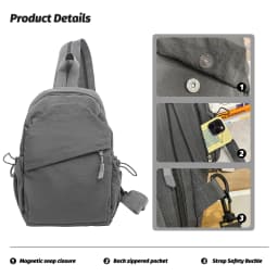 2026 New Trendy Portable Messenger Bag Women's Multifunctional Chest Bag Small Backpack All-Match Shoulder Bag Leisure Travel
