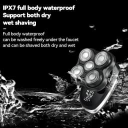 Kemei T378 Electric Head Shavers for Bald Men Professional 10000 RPM Cordless USB Rechargeable Razors Shaver Machine for Head