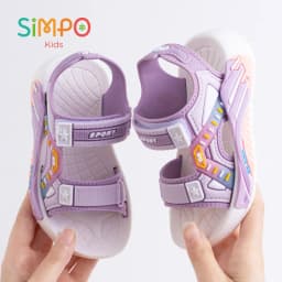 Sports Style Sandals For Students Boys & Girls Soft Bottom Casual Beach Shoes Kids‘ Toddler Sandals Summer