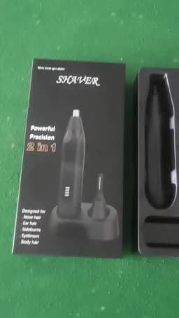 Nose Hair Trimmer Eyebrow & Facial Hair Trimmer Rechargeable Painless Eyebrow Razor for Ear Beard Hairline Metal Trimming Tool