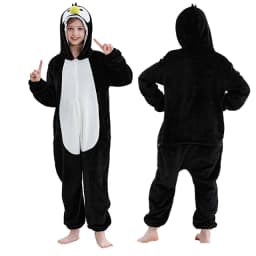 MICHLEY Carnaval Capybara Flannel Blanket Sleepers Onesie Hooded Children Costume Clothes Jumpsuit Sleepwear For Boys Girls