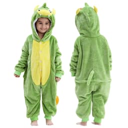 MICHLEY Carnaval Capybara Flannel Blanket Sleepers Onesie Hooded Children Costume Clothes Jumpsuit Sleepwear For Boys Girls