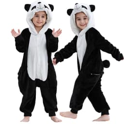 MICHLEY Carnaval Capybara Flannel Blanket Sleepers Onesie Hooded Children Costume Clothes Jumpsuit Sleepwear For Boys Girls