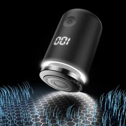 Mini Electric Shaver Led Digital Display Men Rechargeable Type-c Charging Car Portable Shaver Men Women Home Razor