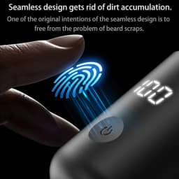 Mini Electric Shaver Led Digital Display Men Rechargeable Type-c Charging Car Portable Shaver Men Women Home Razor