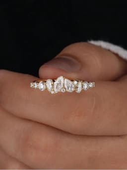 925 Sterling Silver Classic Marquise Water Drop Zircon Ring For Women Engagement Wedding Luxury High Quality Fine Jewelry