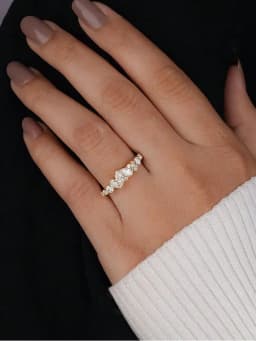 925 Sterling Silver Classic Marquise Water Drop Zircon Ring For Women Engagement Wedding Luxury High Quality Fine Jewelry