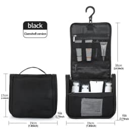 Multifunction Hanging Flip Men Travel Toiletry Bags Portable Pockets Water-Resistan Portable Shaving Kit Storage Make Up Bags