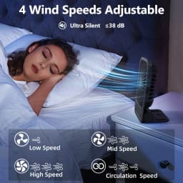 Eary Toilet Powerful Wall Fan Usb Rechargeable With 1200mAh 3 Speed Wind Magnetic Cooling Fan Portable Bathroom Ventilation Fan