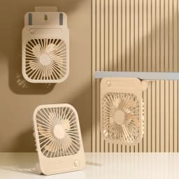 Eary Toilet Powerful Wall Fan Usb Rechargeable With 1200mAh 3 Speed Wind Magnetic Cooling Fan Portable Bathroom Ventilation Fan