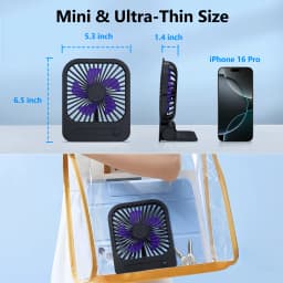 Eary Toilet Powerful Wall Fan Usb Rechargeable With 1200mAh 3 Speed Wind Magnetic Cooling Fan Portable Bathroom Ventilation Fan