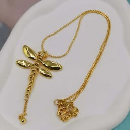 2025 Summer Hot Selling High Quality Golden Dragonfly Sweater Chain Jewelry Accessories, Surprise Gifts for Friends