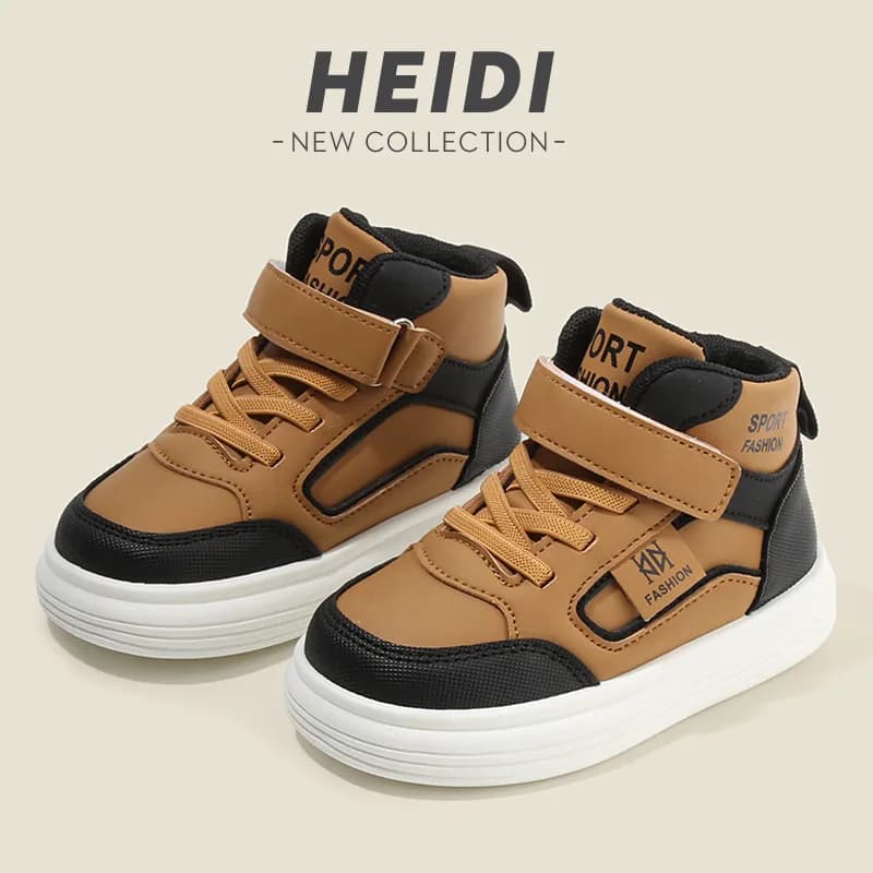 Children Spring Autumn Boy Board Shoes Lightweight Soft Sole Baby Shoe Casual Shoes High Top Sneakers Girls Color Blocking Lists